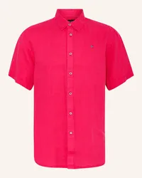 Napapijri Kurzarm-Hemd G-LINEN Regular Fit Pink