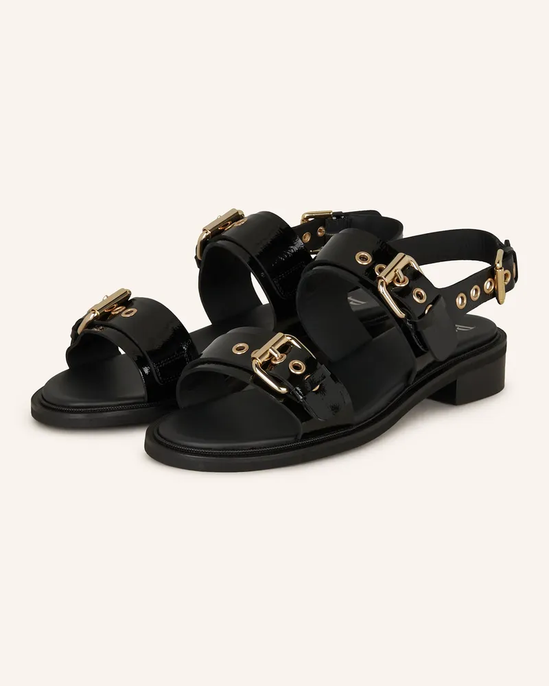 Pertini Sandalen schwarz Schwarz