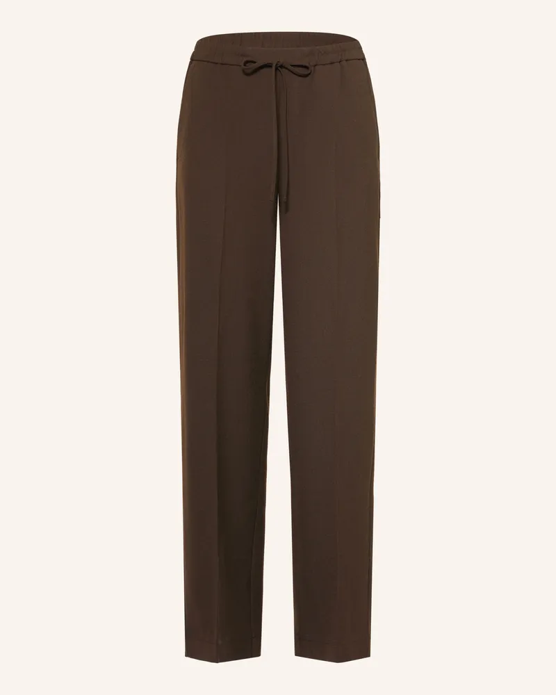 Marc O'Polo Hose Im Jogging-Stil braun Dunkelbraun