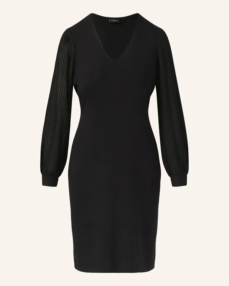 S.Oliver Strickkleid Schwarz