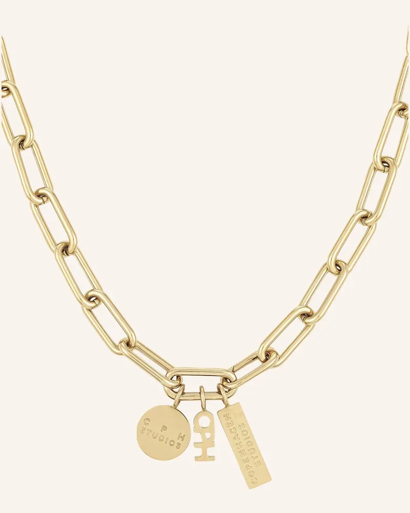 Copenhagen Halskette  Aus  Edelstahl gold Gold