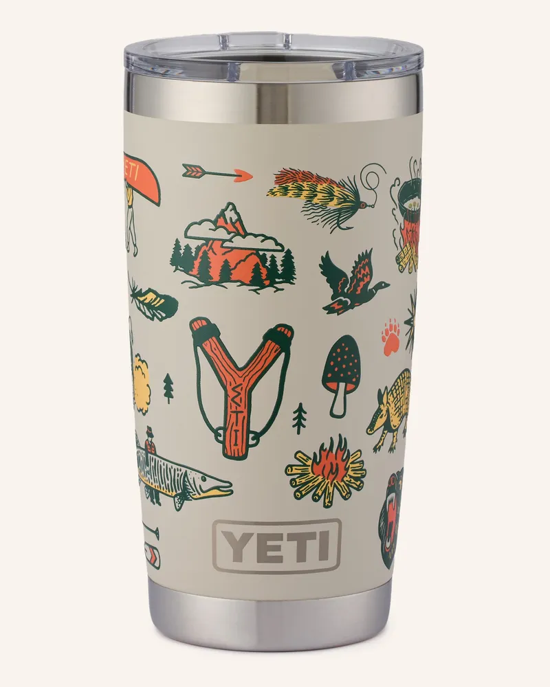 Yeti Thermobecher Rambler® blau Beige