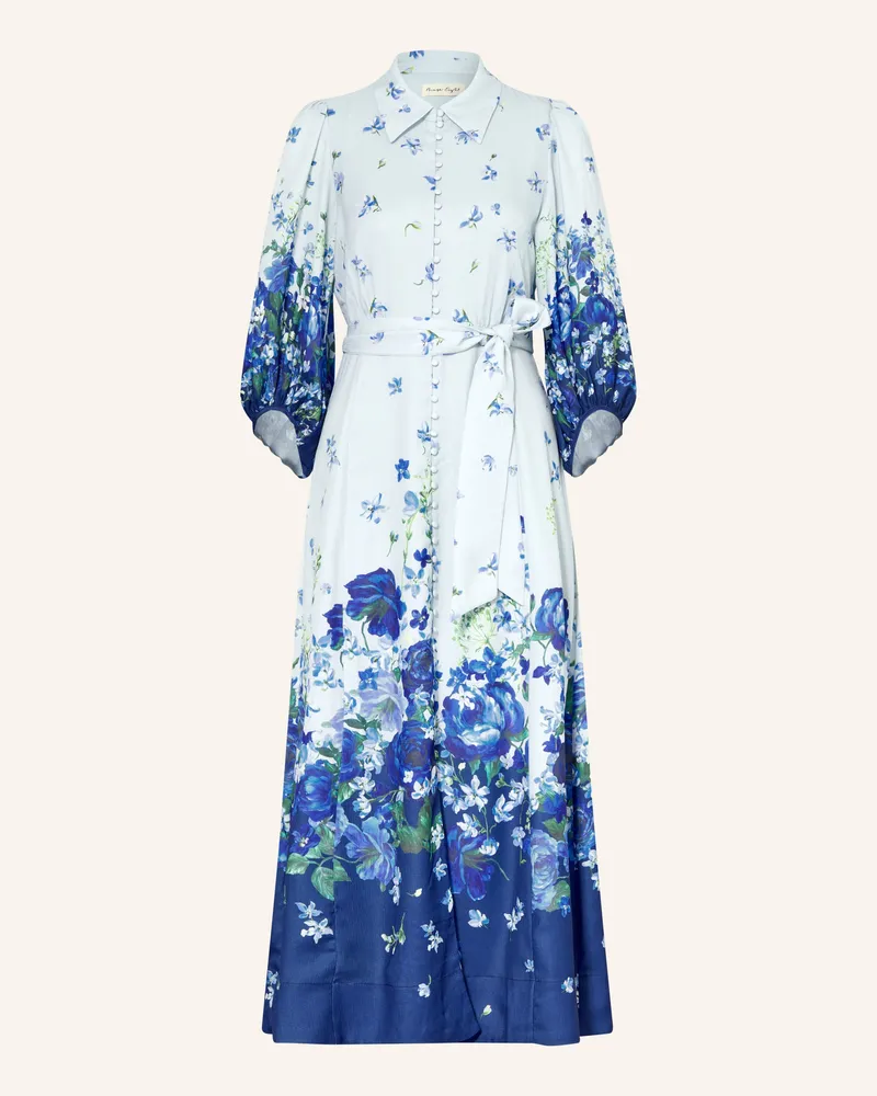 Phase Eight Hemdblusenkleid NOELLA mit 3/4-Arm Hellblau