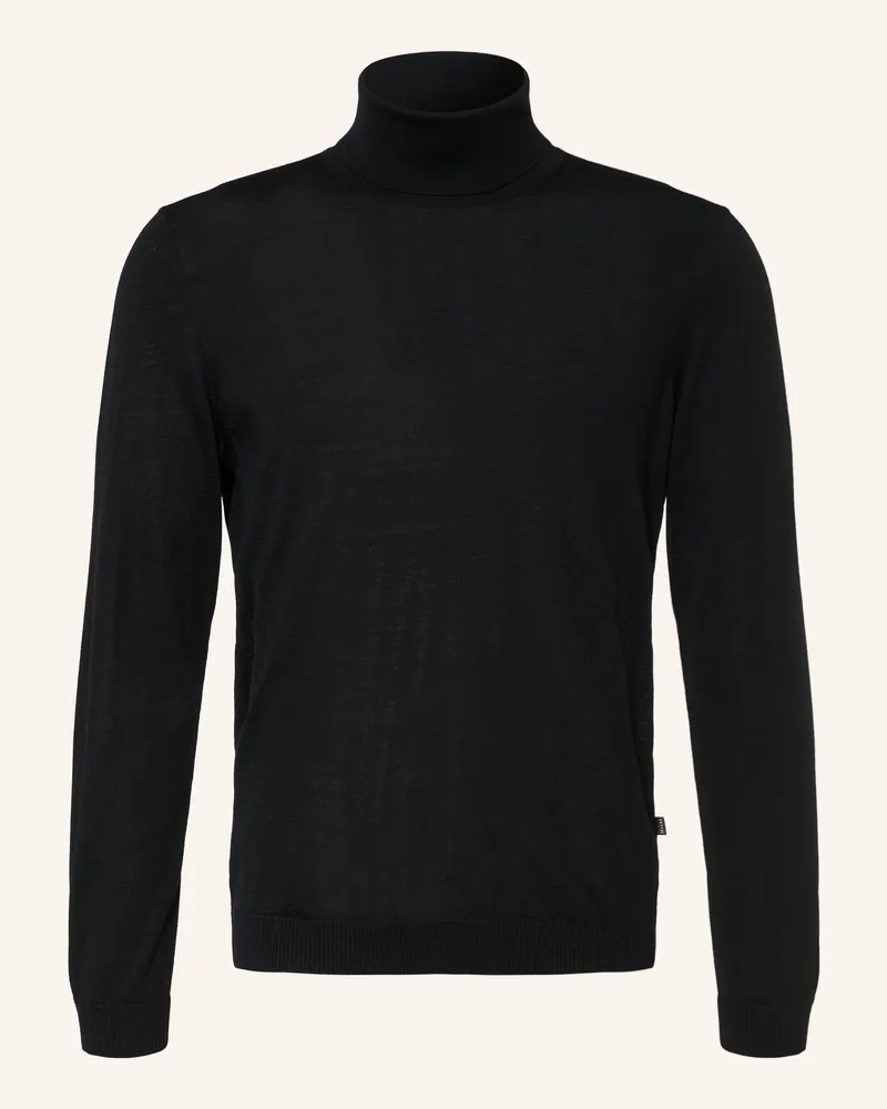 Maerz Rollkragenpullover Aus Merinowolle schwarz Schwarz