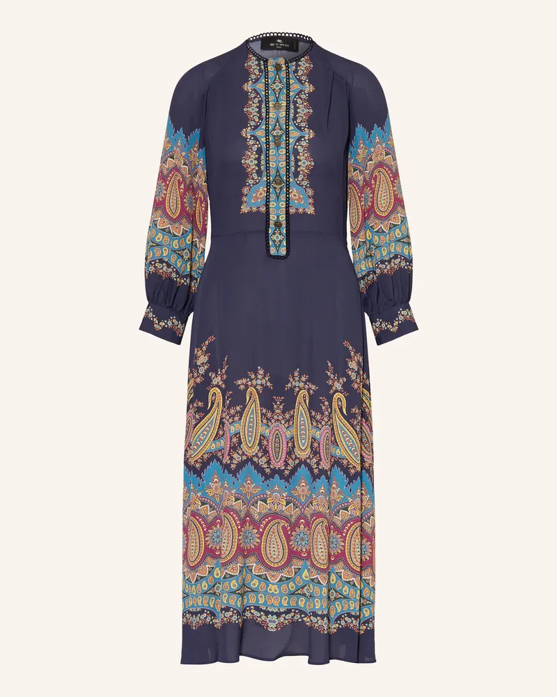 Etro Kleid blau Dunkelblau