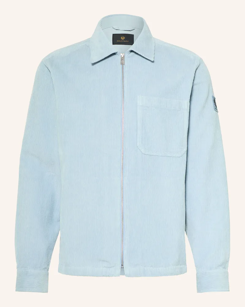 Belstaff Cord-Overjacket Valve blau Hellblau