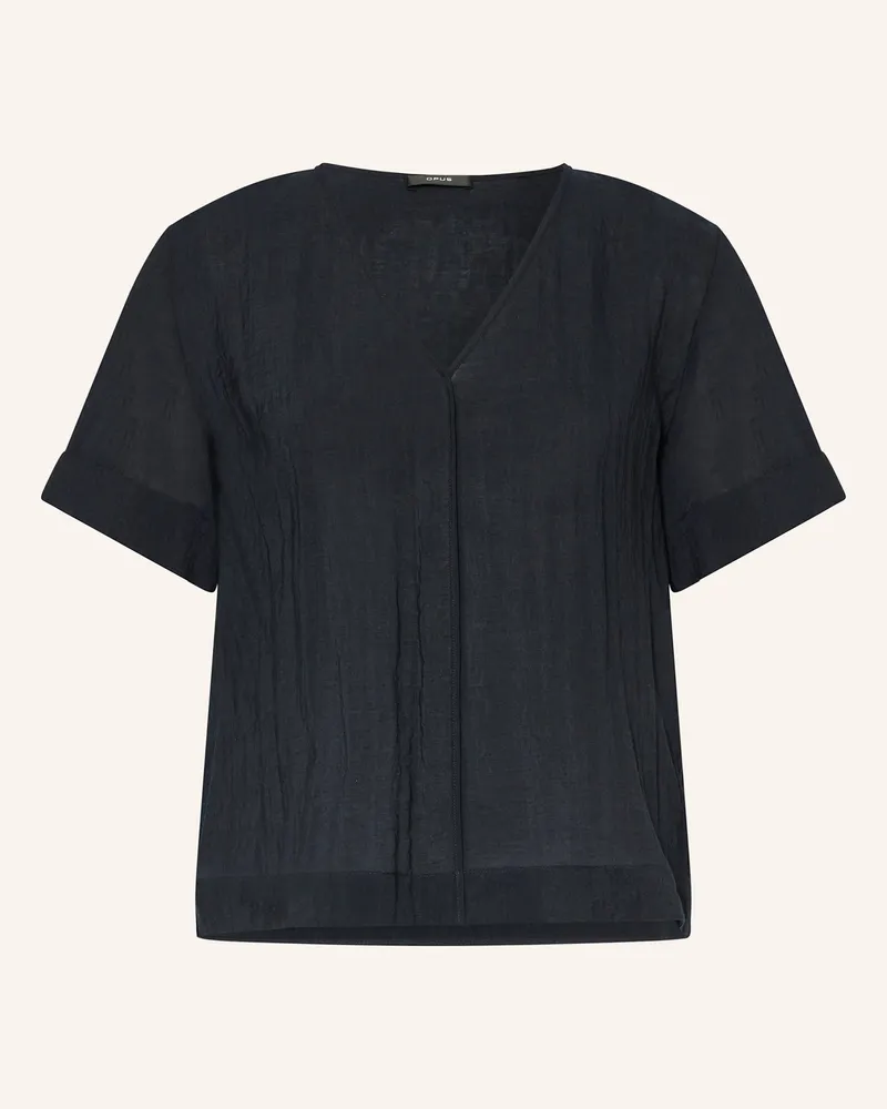 OPUS Blusenshirt Filka blau Dunkelblau
