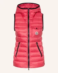 Moncler Daunenweste GLYCO Pink