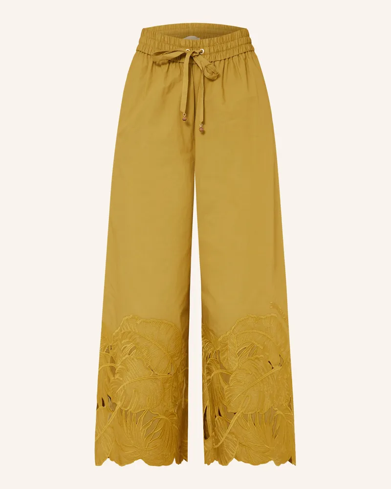 Zimmermann 7/8-Hose Mahon Mit Lochspitze gruen Oliv