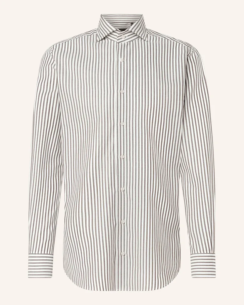 windsor. Hemd Trivo Shaped Fit braun Dunkelbraun