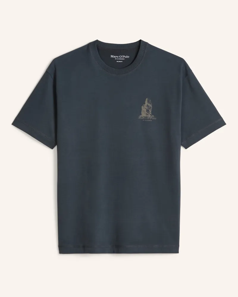 Marc O'Polo T-Shirt blau Blau