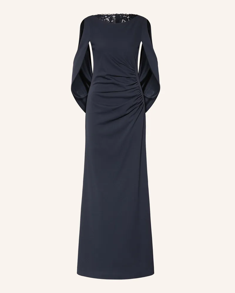 Vera Mont Abendkleid Mit Spitze blau Dunkelblau