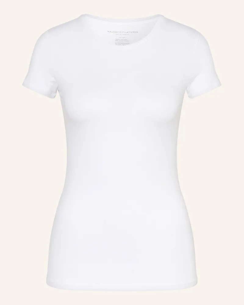 Majestic T-Shirt weiss Weiss