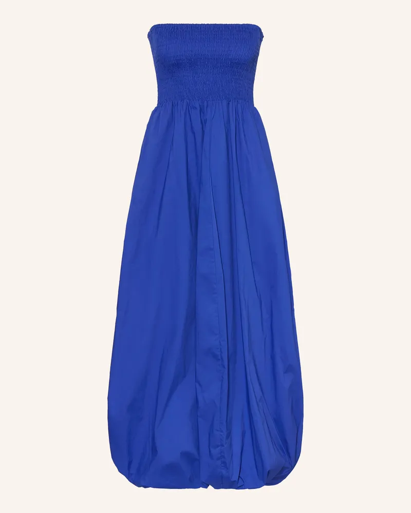 Faithfull The Brand Off-Shoulder-Kleid Lunaire blau Blau