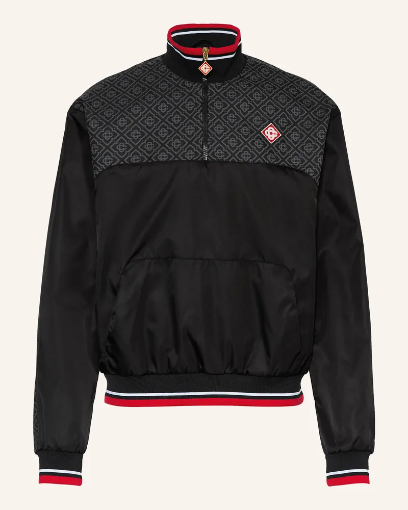 Casablanca Paris Jacke im Materialmix Schwarz