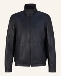 Strellson Lederjacke JIM Blau