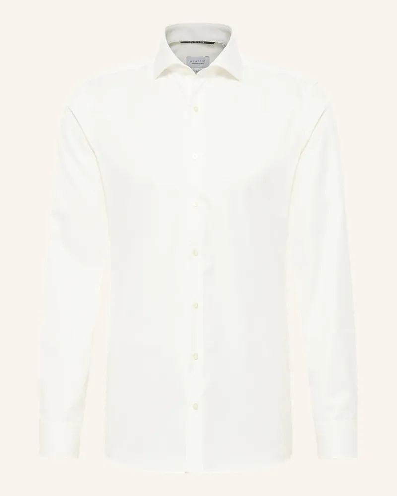 Eterna Hemd Slim Fit Beige