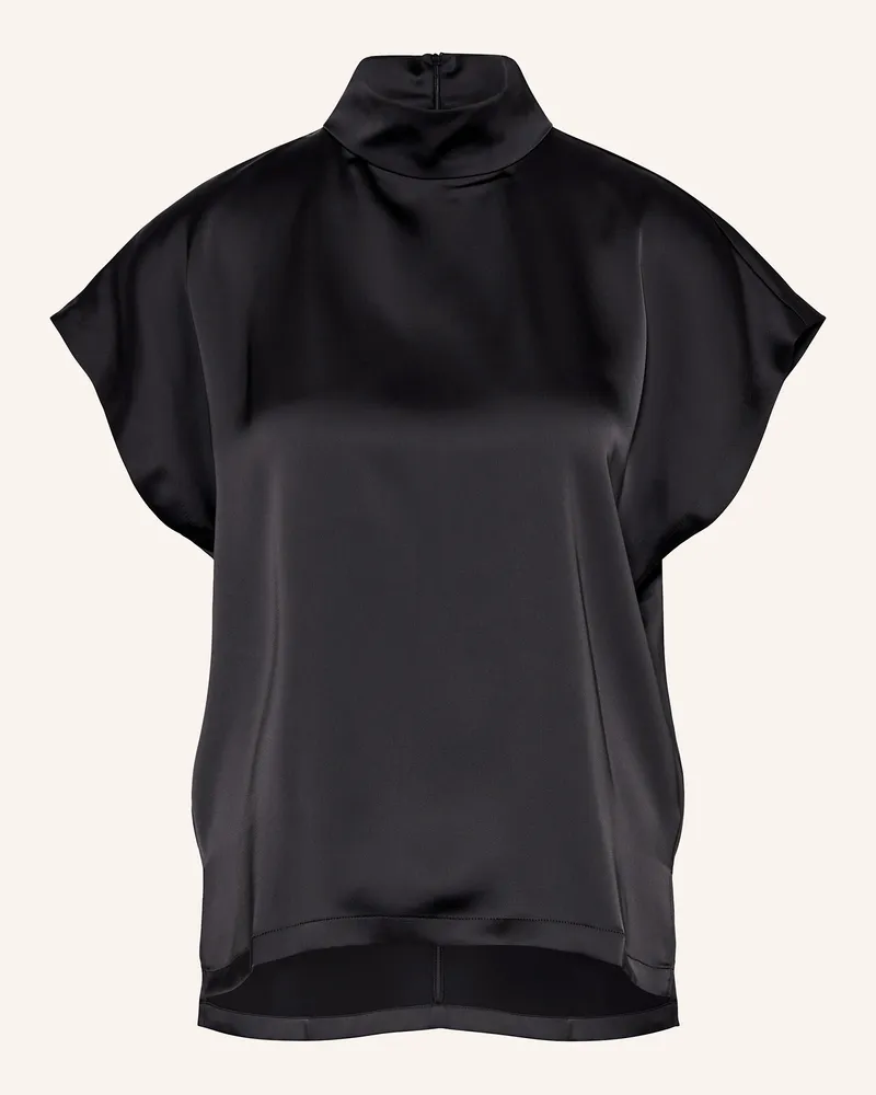 HUGO BOSS Blusentop CANELI-1 aus Satin Schwarz