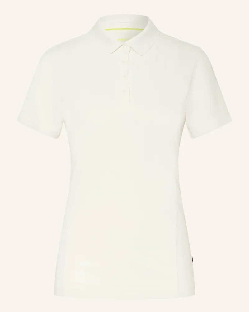 me°ru' Funktions-Poloshirt Bristol weiss Weiss