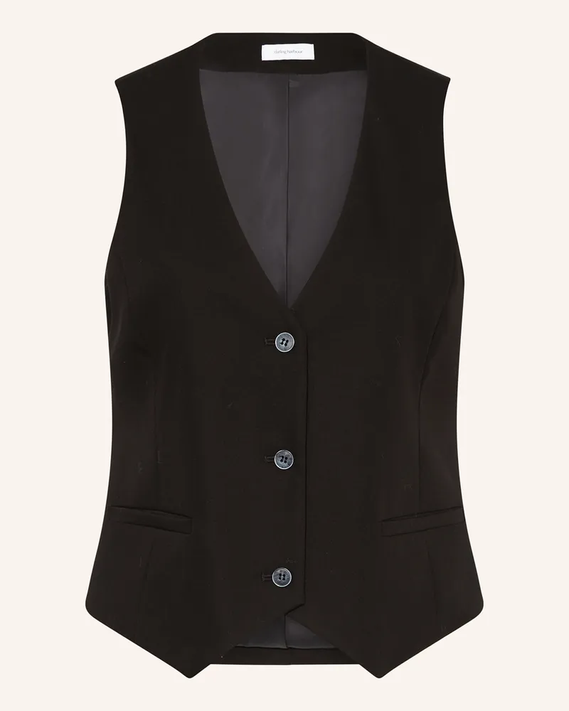 Darling Harbour Blazerweste schwarz Schwarz