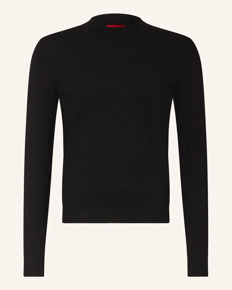 HUGO BOSS Pullover San Marc-Cv schwarz Schwarz