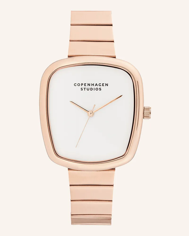 Copenhagen Armbanduhr  aus  Edelstahl Roségold