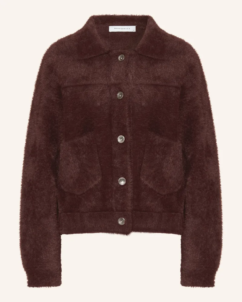 RINO & PELLE Strickjacke Dunkelrot