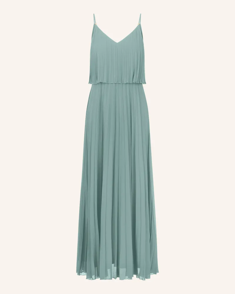 Apart Abendkleid mit Plissees Hellgrün