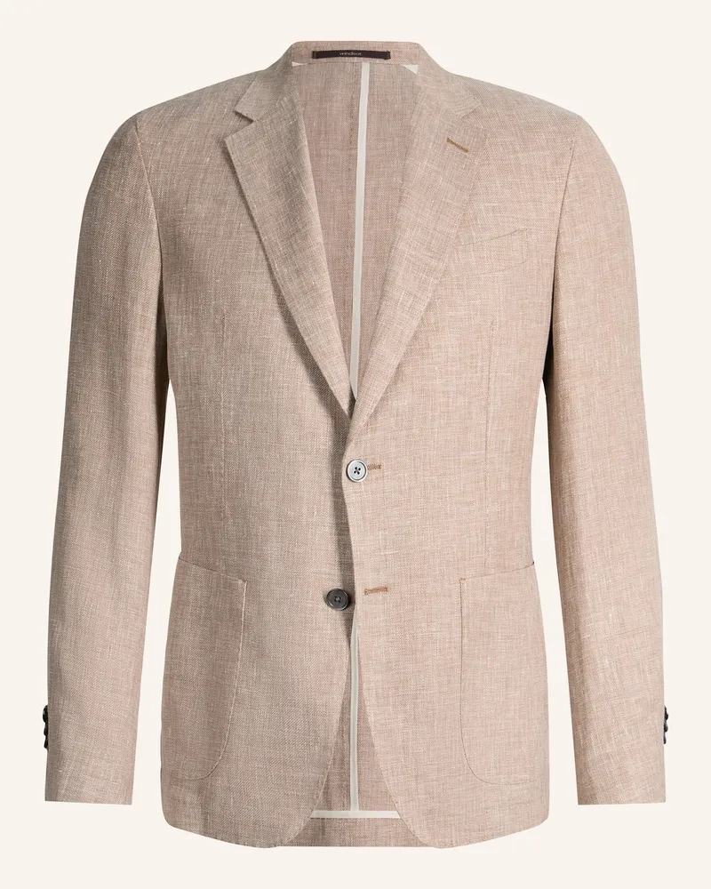 windsor. Baukasten Sakko Shaped Fit braun Hellbraun