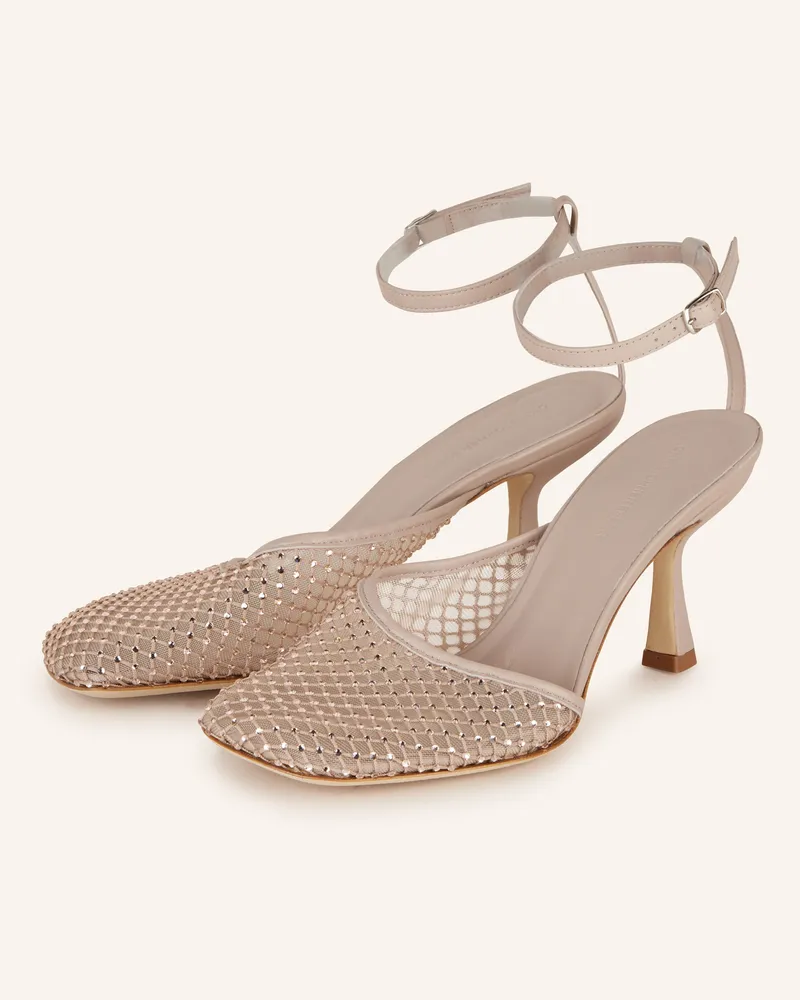 Christopher Esber Slingpumps MINETTE mit Schmucksteinen Beige