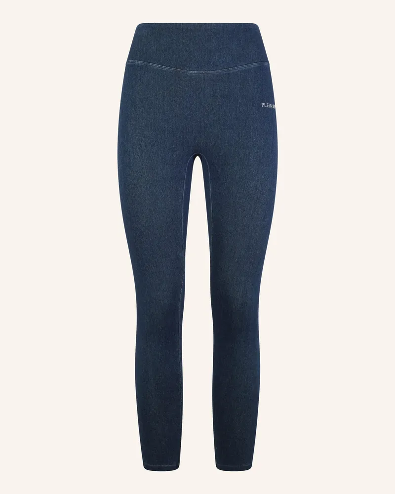 Philipp Plein Plein Sport Leggings Denim Touch Ps blau Dunkelblau