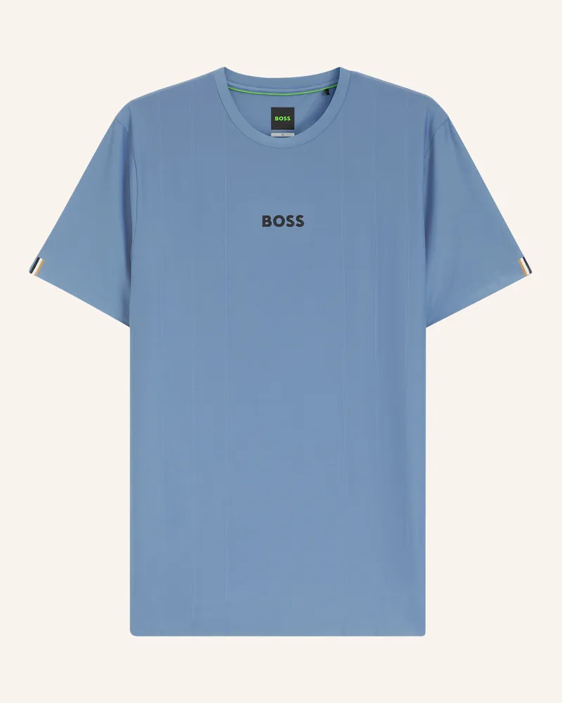 HUGO BOSS T-Shirt Ts_Toc Serve 1 Slim Fit blau Hellblau
