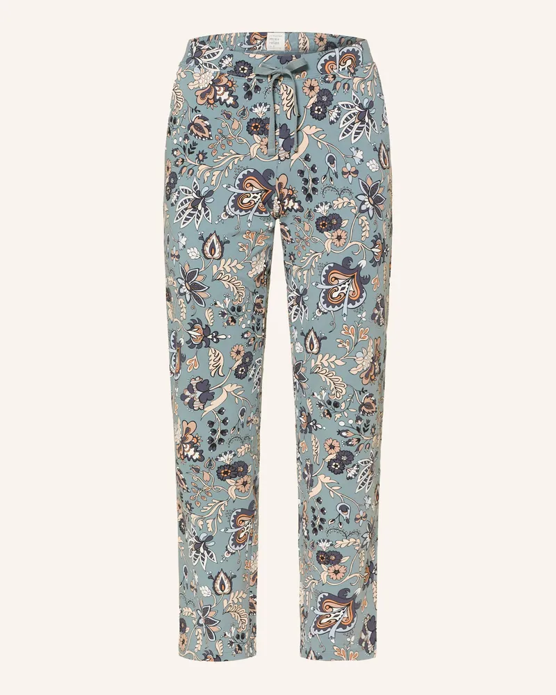 Schiesser Schlafhose MIX+RELAX Hellblau