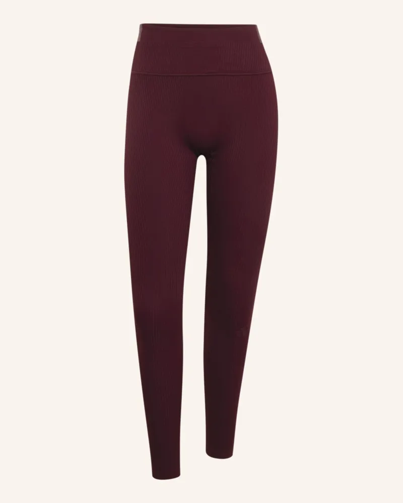 adidas All Me Leggings, Gerippt rot Rot