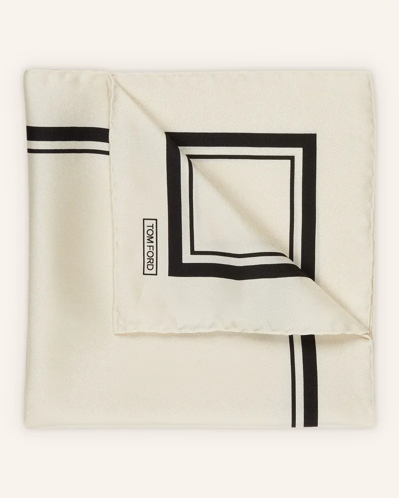 Tom Ford Seidentuch weiss Ecru
