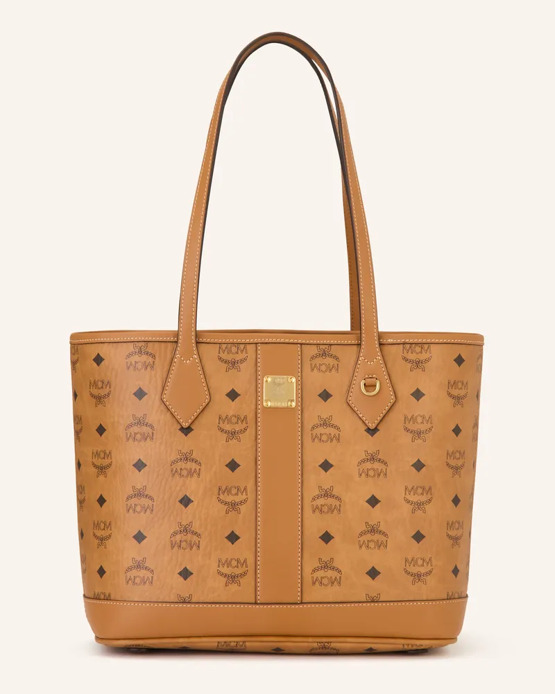 MCM Shopper LIZ mit Pouch Cognac
