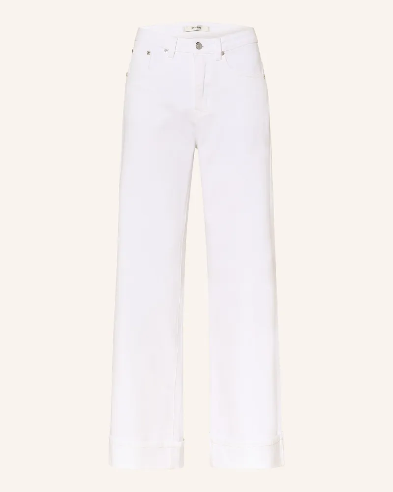 Gestuz Wide Leg Jeans Gzlivia weiss 105805
