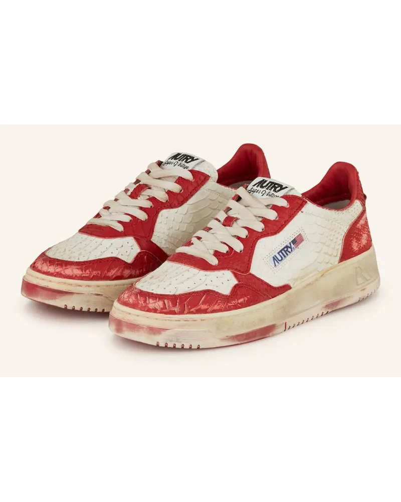 AUTRY Sneaker  SUPER VINTAGE - ROT/ WEISS Weiss