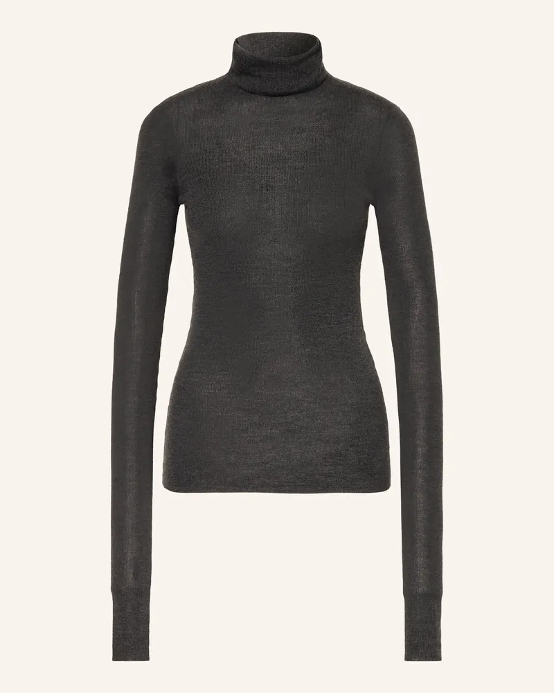 FRANKIE Shop Rollkragenpullover Utica grau Dunkelgrau