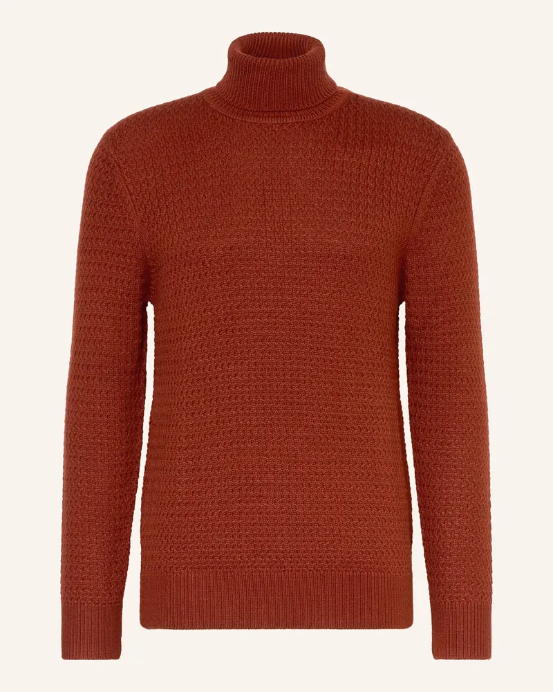 Strellson Rollkragenpullover HAMILTON Dunkelrot