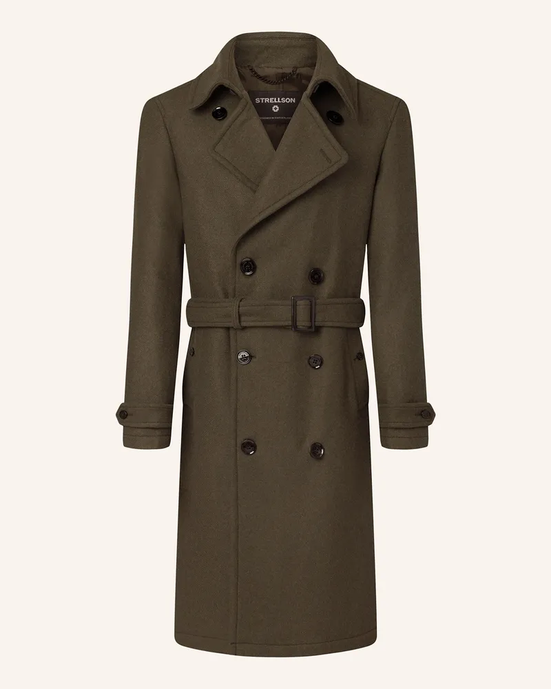 Strellson Mantel gruen Khaki