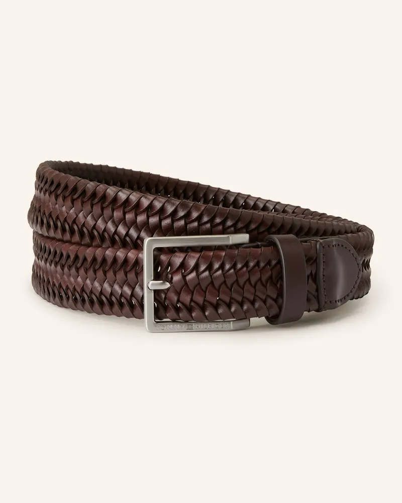 Tommy Hilfiger Ledergürtel OLIVER Braun