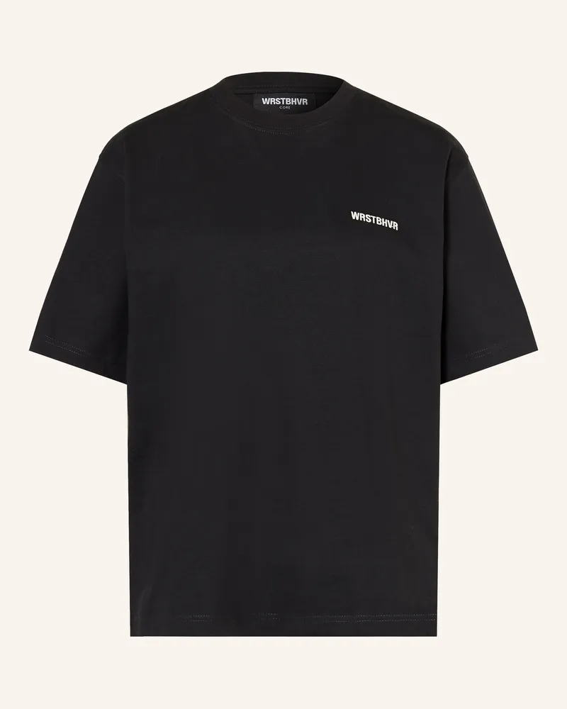 WRSTBHVR Oversized-Shirt Cassian schwarz Schwarz