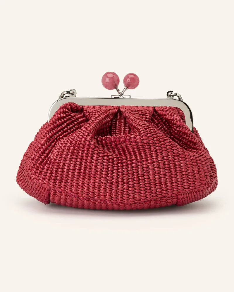 Max Mara Clutch PASTICCINO SMALL Dunkelrot