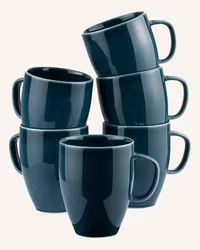 Rosenthal 6er-Set Henkelbecher JUNTO OCEAN BLUE Blau