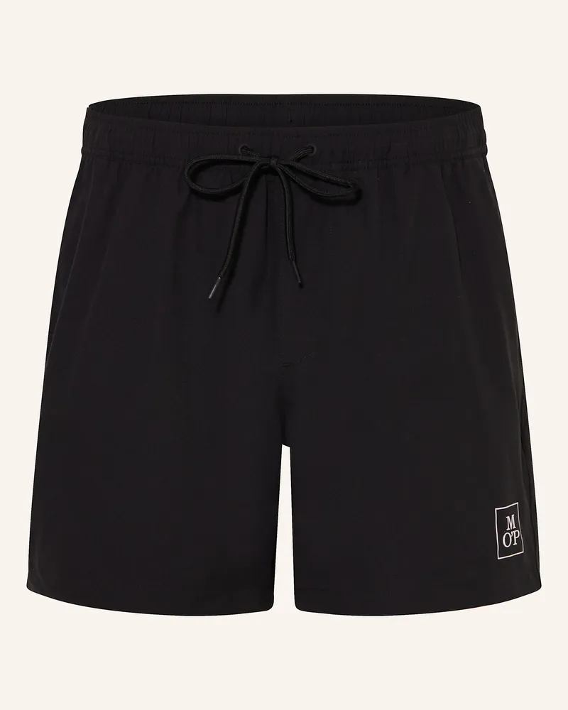 Marc O'Polo Badeshorts schwarz Schwarz