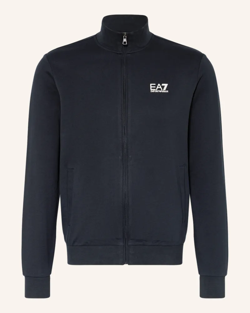 EA7 Sweatjacke blau Dunkelblau