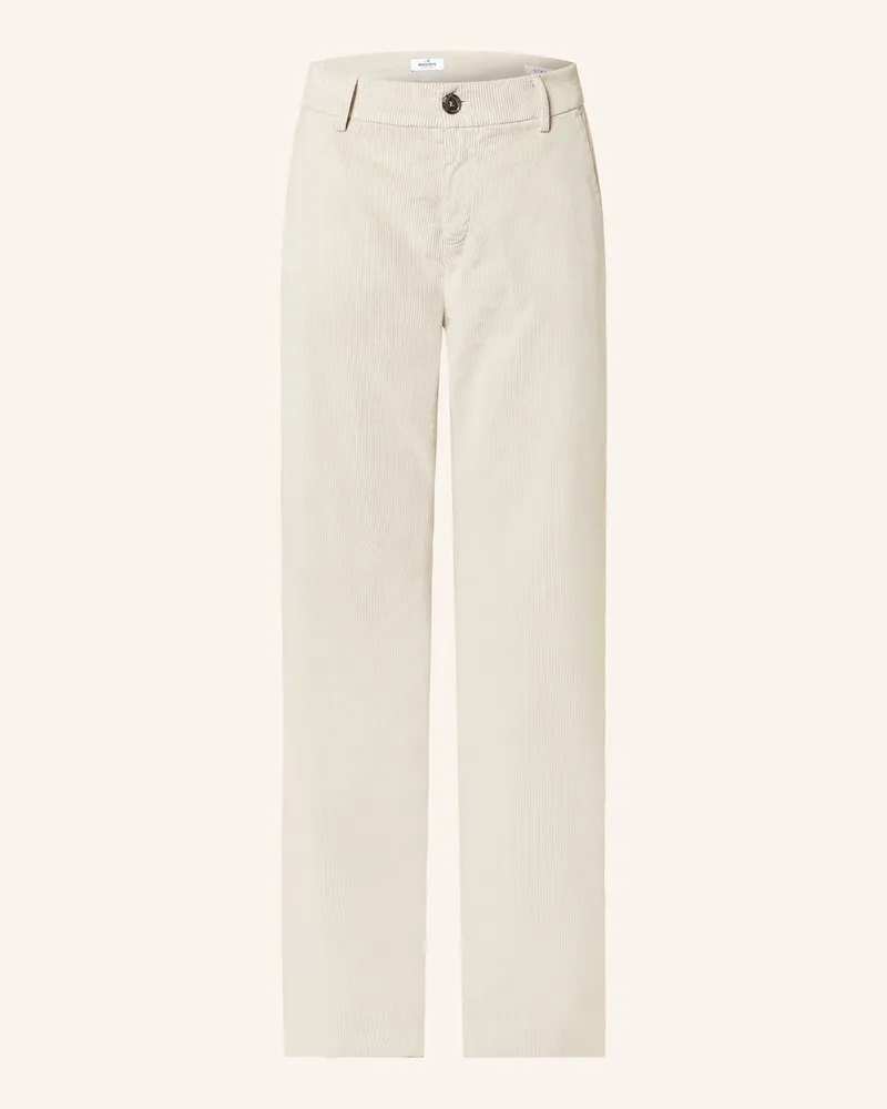 Mason's Cordhose NEW YORK STRAIGHT Ecru