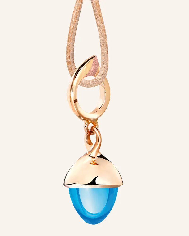 TAMARA COMOLLI Anhänger PENDANT MIKADO FLAMENCO SWISS TOPAZ aus 18 Karat Roségold mit Swiss Topas Roségold