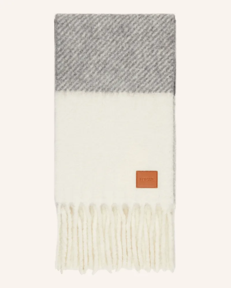 Loewe Schal mit Alpaka Grau